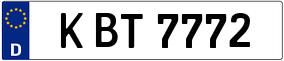 Truck License Plate